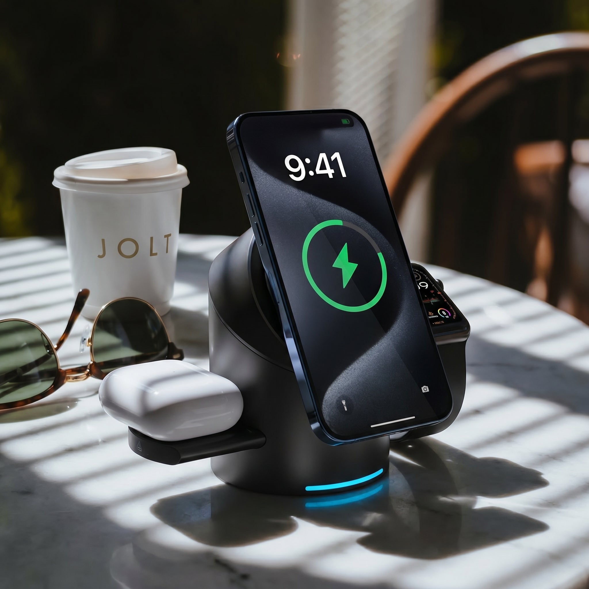 Saturn Lume MagSafe Qi2 Wireless Charging Station
